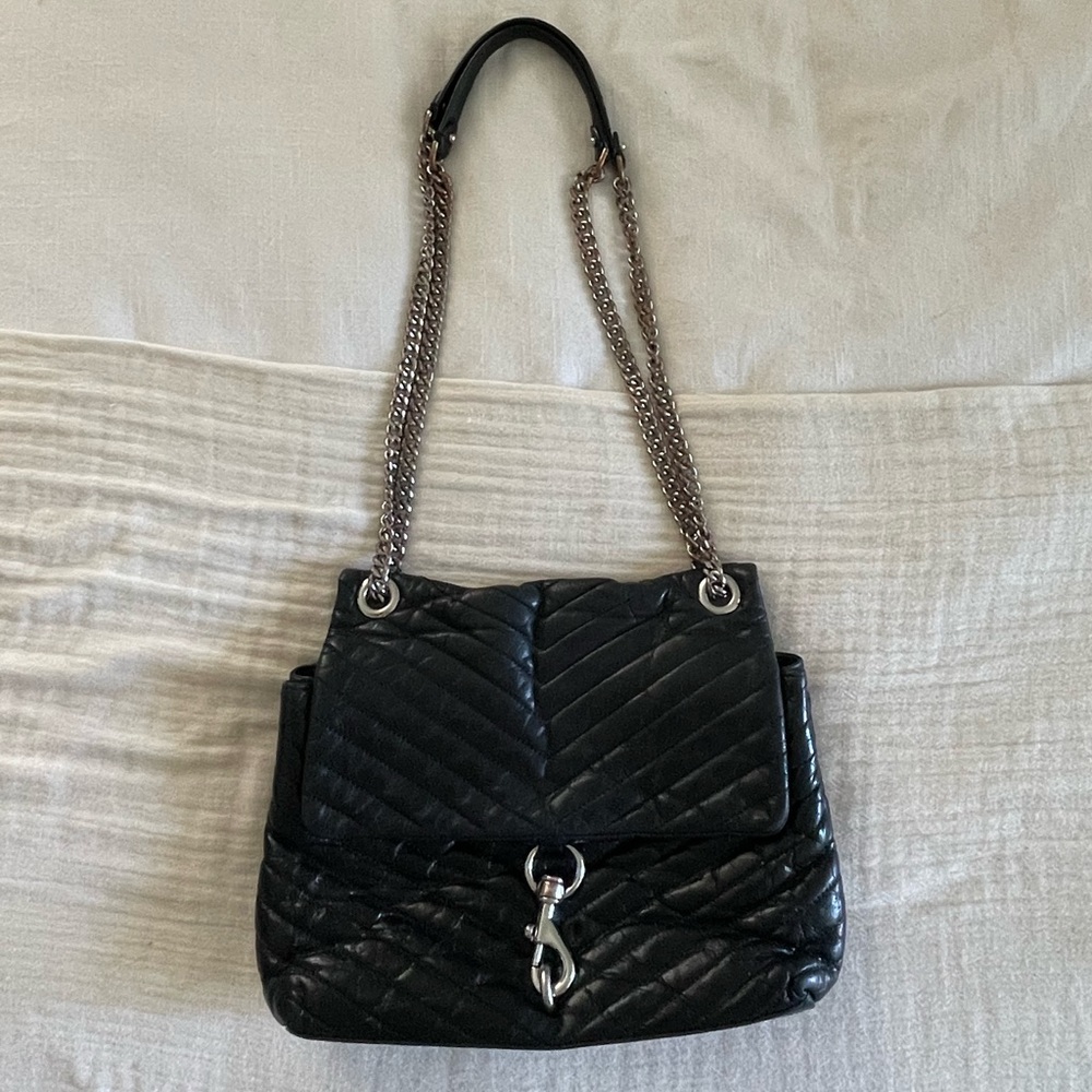 Rebecca Minkoff Black Edie Purse- LouLou Vibes